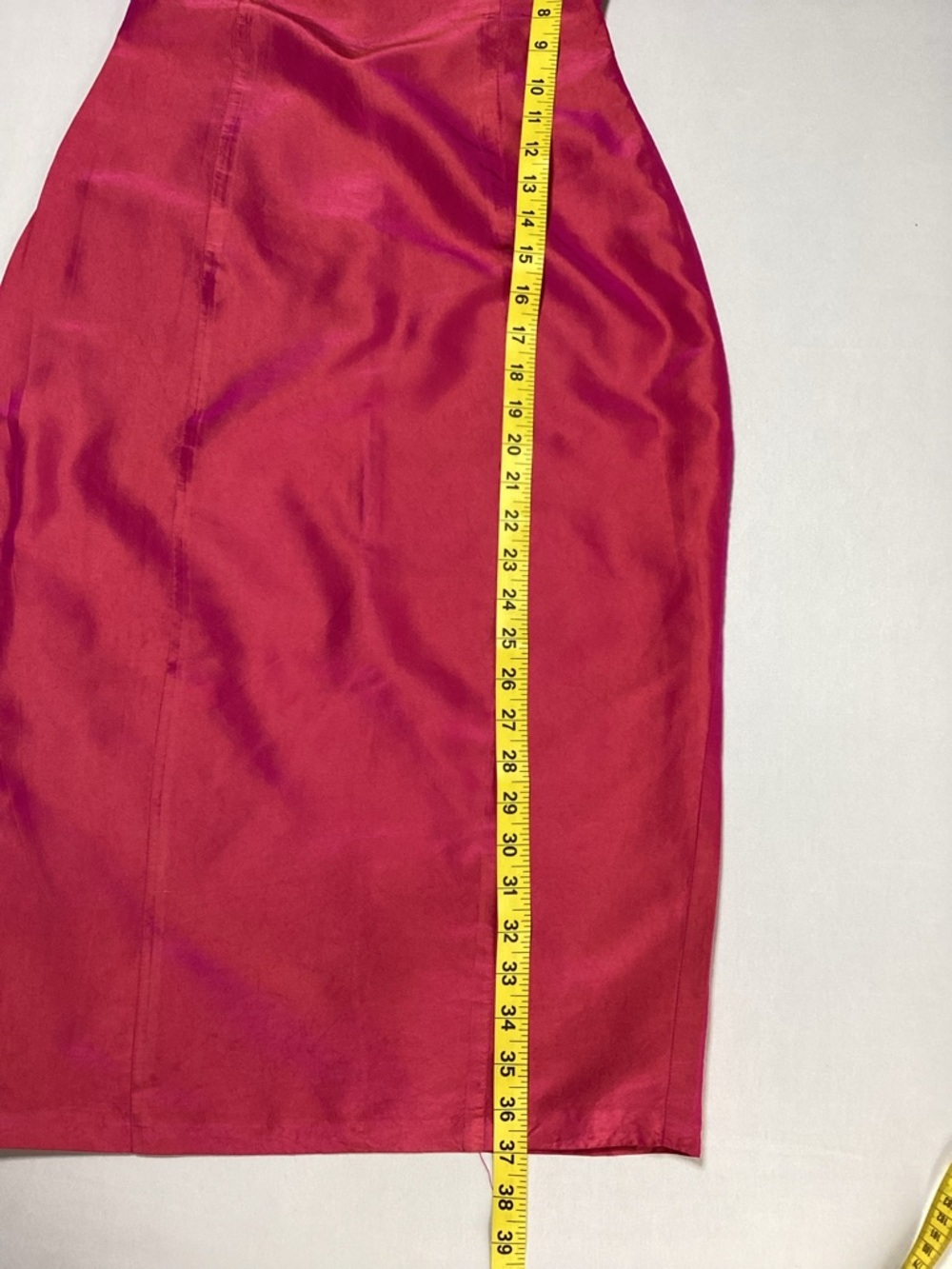 Strapless Fuchsia Sheath Dress - Picture 4 of 7
